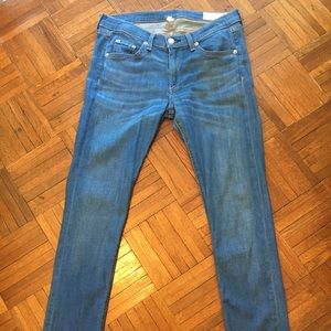 rag & bone Capri jeans in Finch medium wash